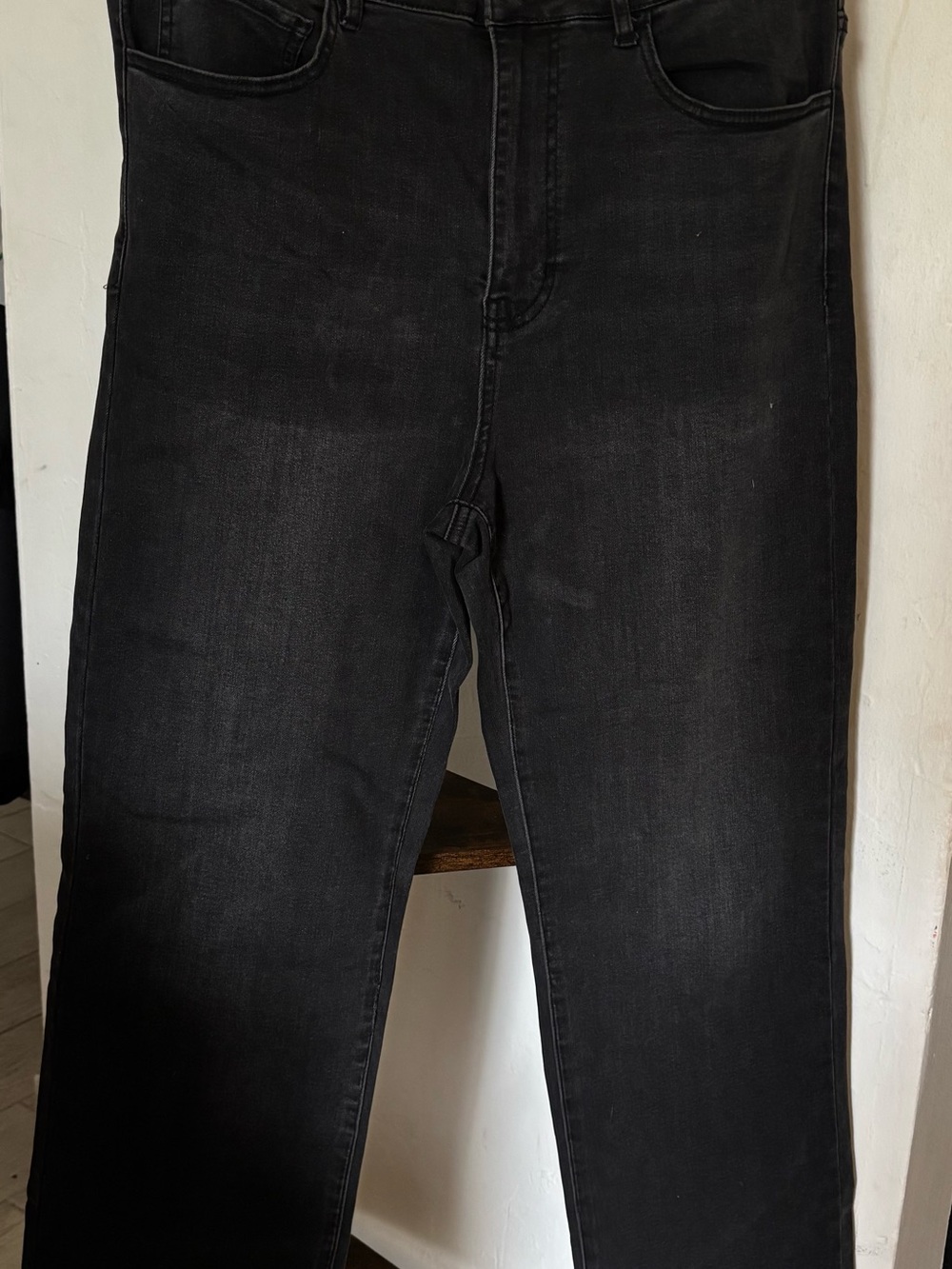 Well Worn Black Skinny High-Rise Jeans